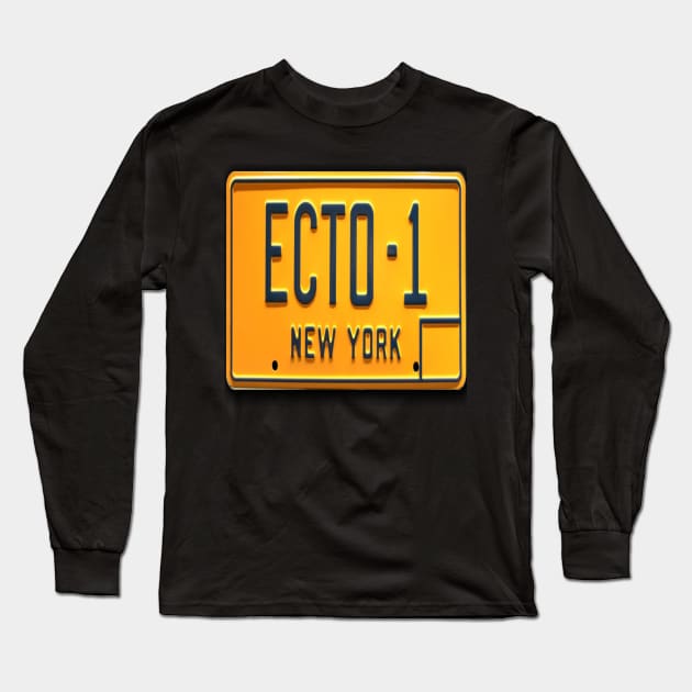 Ecto 1 Long Sleeve T-Shirt by Retrostuff